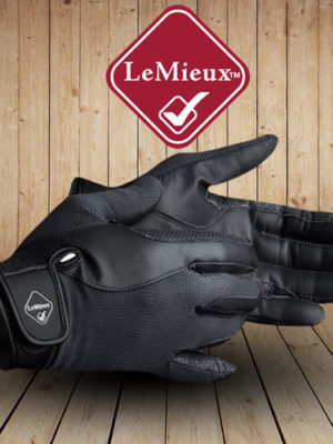 Pro Touch Performance Black Riding Gloves