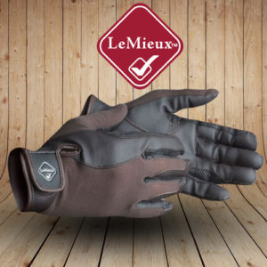 Pro Touch Performance Brown Riding Gloves