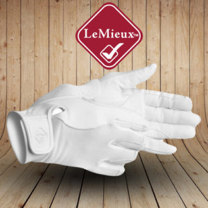 Pro Touch Performance White Riding Gloves