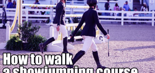 How to walk a show jumping course