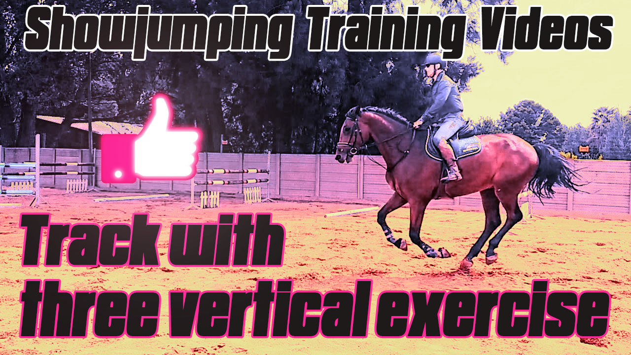 Show jumping training exercises