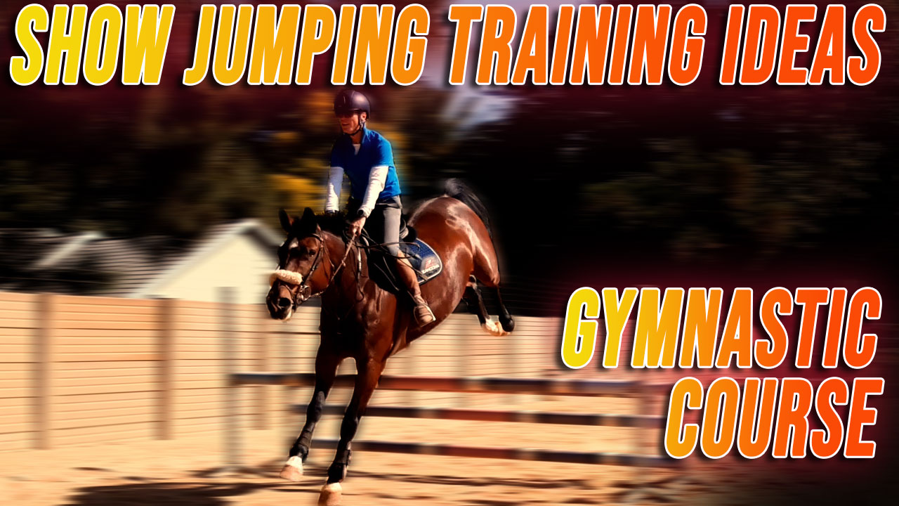 Horse jump gymnastics