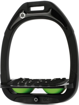 Flex-on Stirrups – Green Composite Inclined Ultra Grip (Navy/Grey/Red)